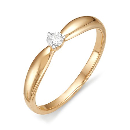 Кольцо, золото, бриллиант, 11588-100